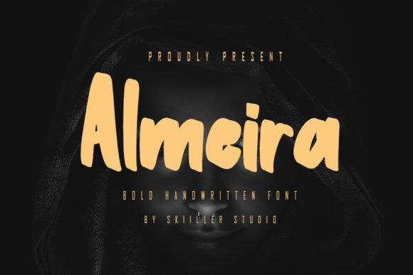 Almeira Handwritten Display Font for Makers