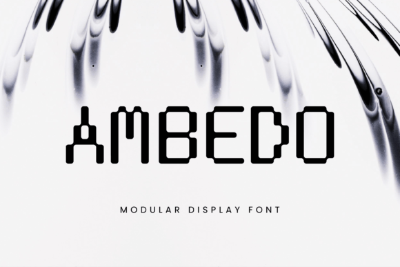 Ambedo: A Modular Display Font with Digital Flow