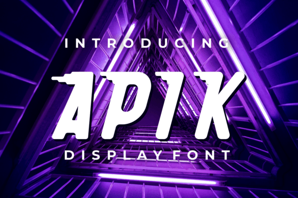 Apik: A Cool Modern Display Font for Campaign Design