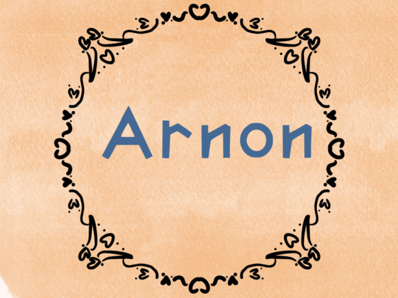 Arnon: A Friendly Display Font for Creative Editorial Design