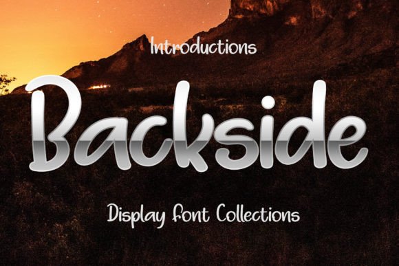 Backside: A Striking Display Font for Bold Creative Projects