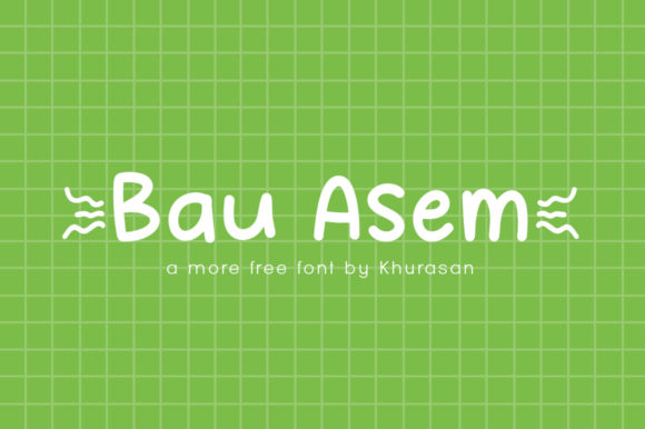 Bau Asem Font for Modern Digital Branding