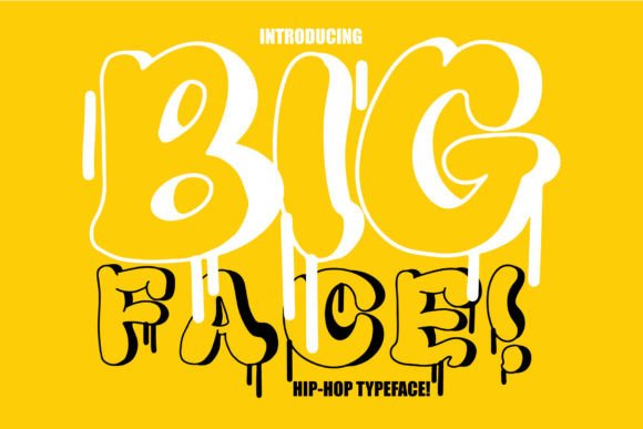 Big Face Font for Playful Digital Branding