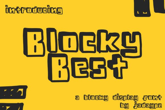 Blocky Best: A Playful Display Font Worth Downloading