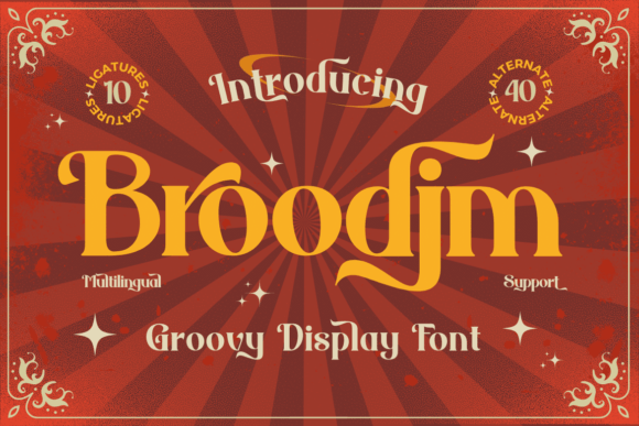 Broodim: A Stylish Display Font for Editorial Charm