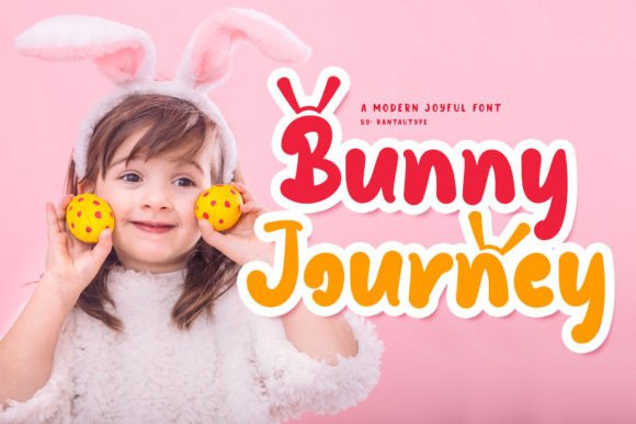 Bunny Journey Font: A Playful Display Font for Child-Friendly Branding