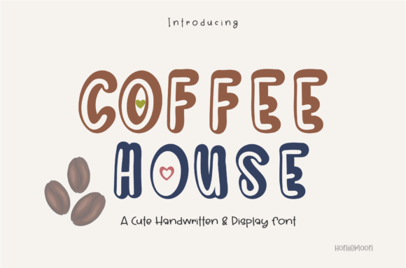 Coffee House Font: A Bold, Jolly Display Typeface for Makers