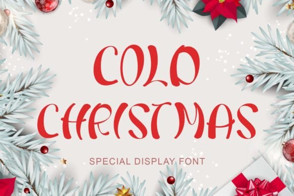 Cold Christmas Font for Playful Branding That Stands Out