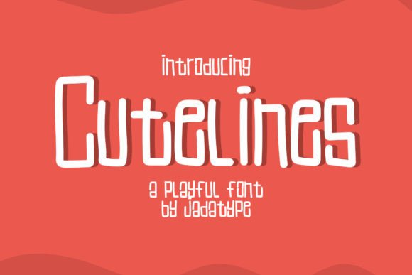 Cutelines Display Font for Bold, Clear Campaign Headlines