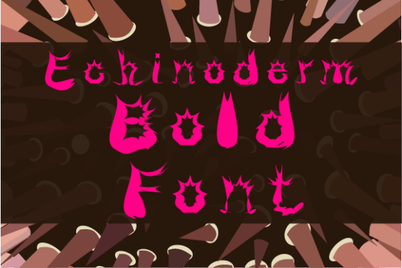 Echinoderm Bold Font for Crafty Branding Projects