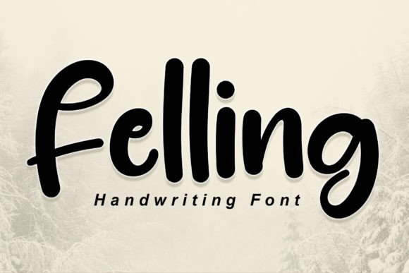 Felling Display Font for Editorial Design