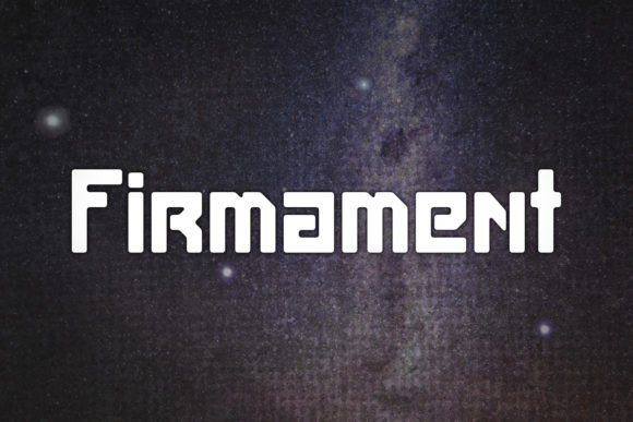 Firmament: A Retro-Futuristic Display Font for Bold Brand Identity
