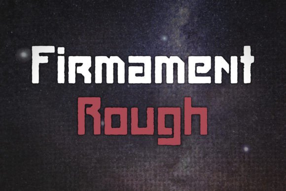 Firmament Rough: A Retro-Futuristic Display Font for Bold Digital Branding