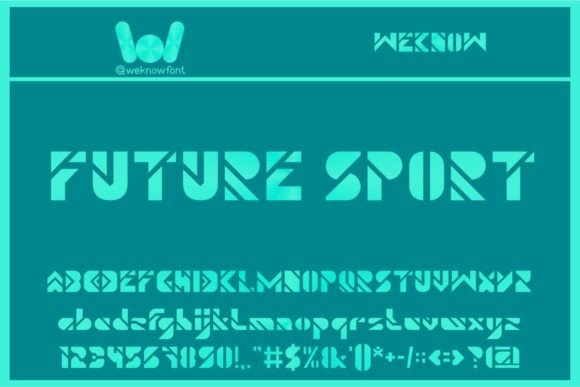 Future Sport Display Font for Bold Campaign Visuals