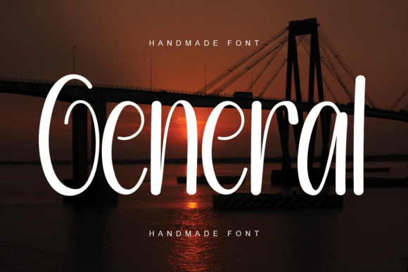 General Font: A Quirky & Chic Display Typeface for Makers