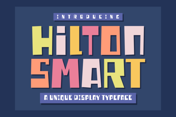Hilton Smart Display Font for Handmade Creatives