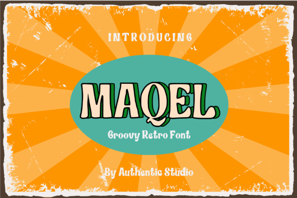 Maqel: A Retro Groovy Display Font That Elevates Small Business Branding