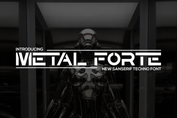 Metalforte: A Bold Display Font for Modern Branding