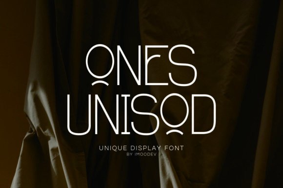 Ones Unisod: A Modern Thin-Lettered Display Font for Clean Brand Identity