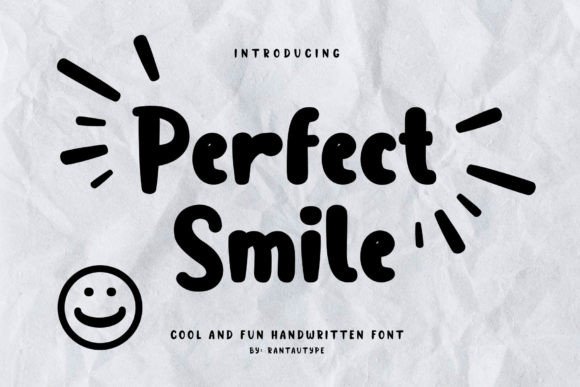Perfect Smile: A Playful Display Font for Modern Design