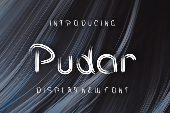 Pudar Display Font for Modern Web Design