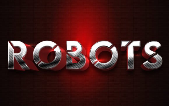 Robots Font: A Sci-Fi Display Typeface for Handmade Creators