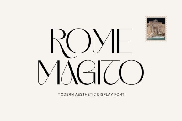 Rome Magito Serif Font for Elegant Craft Projects