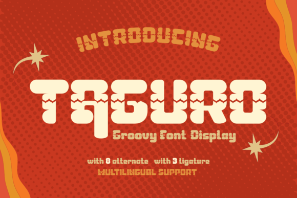 Taguro Display Font for Bold, Elegant Handmade Design
