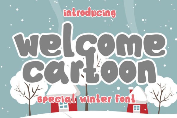 Welcome Cartoon Font for Handmade Creators